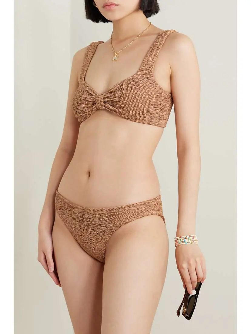 Hunza G Bonnie Metallic Seersucker Bikini | Thumbnail 5 Hunza G Bonnie Metallic Seersucker Bikini | Thumbnail 5