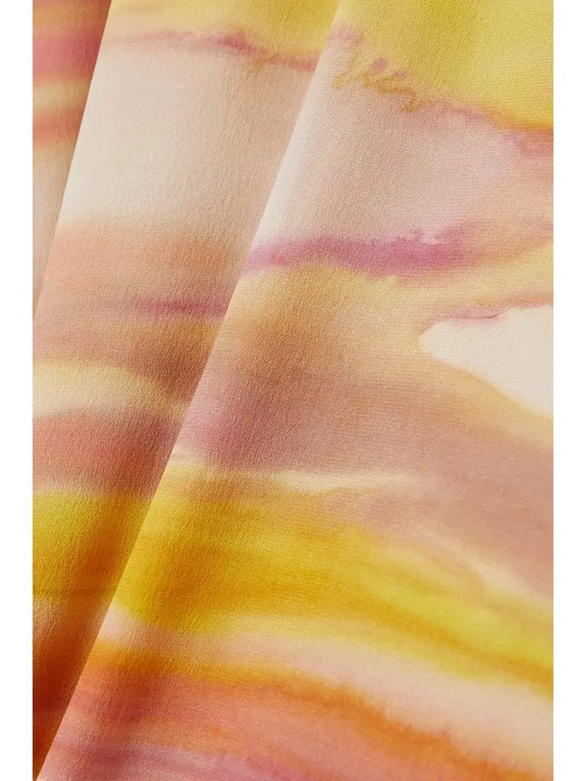 Loro Piana Cillia Striped Silk-chiffon Maxi Dress | Thumbnail 5 Loro Piana Cillia Striped Silk-chiffon Maxi Dress | Thumbnail 5