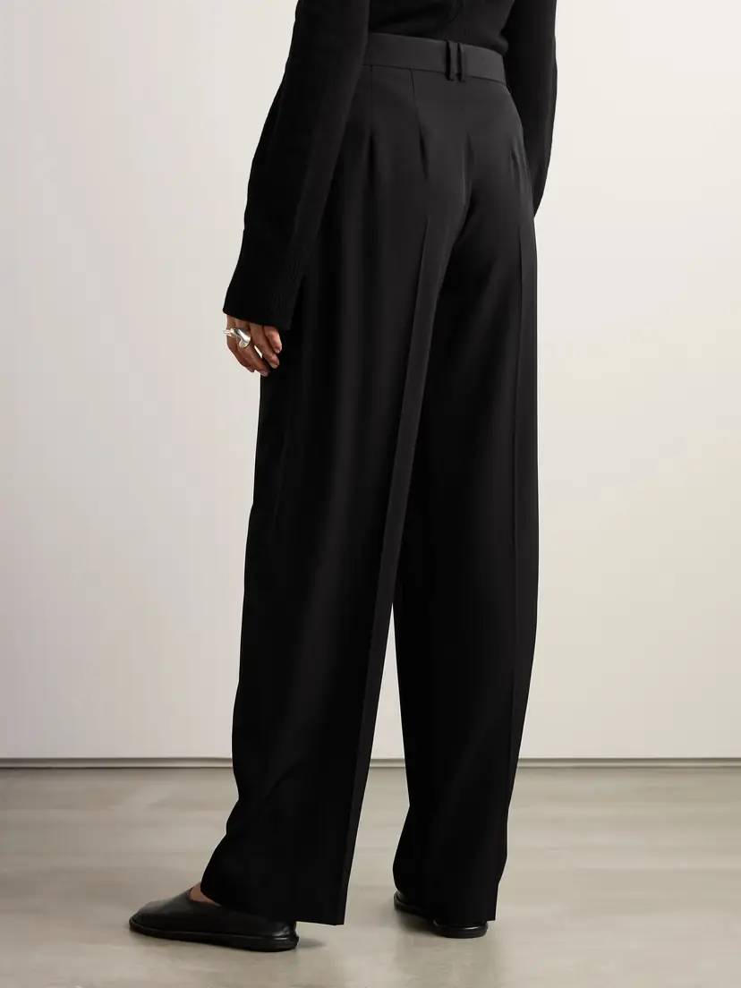 The Row Essentials Igor Crepe Straight-leg Pants | Thumbnail 5