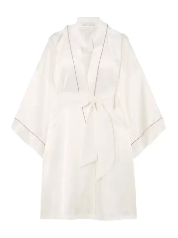 Mimi Silk-satin Robe