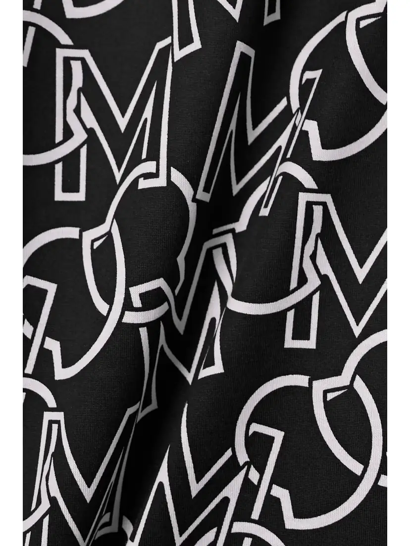 Moncler Printed Cotton-jersey T-shirt | Thumbnail 5 Moncler Printed Cotton-jersey T-shirt | Thumbnail 5