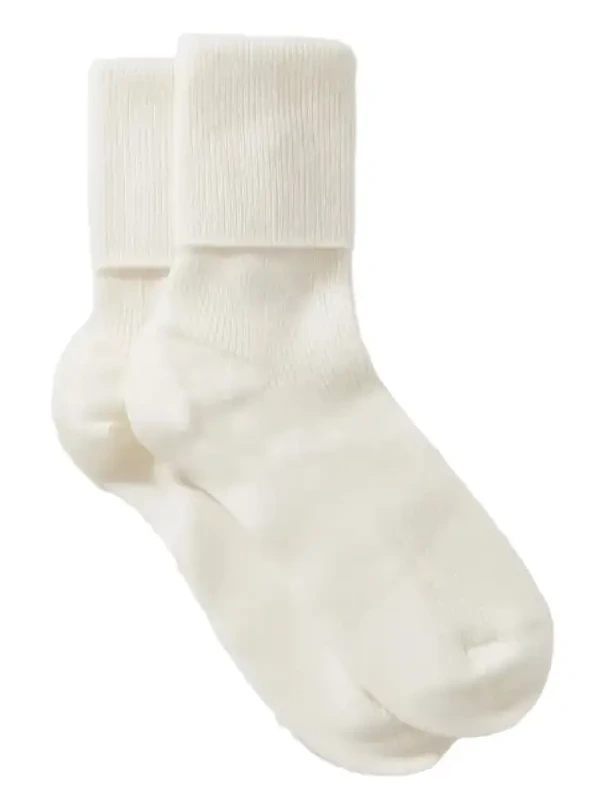 Ribbed Cashmere-blend Socks