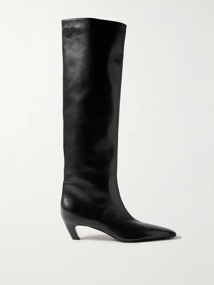 Khaite Davis Leather Knee Boots | Thumbnail 2