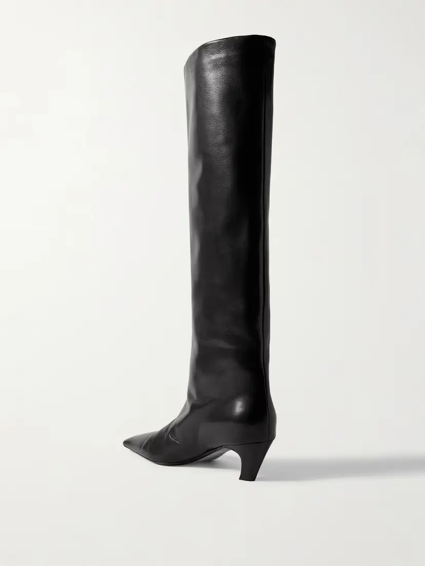 Khaite Davis Leather Knee Boots | Thumbnail 4