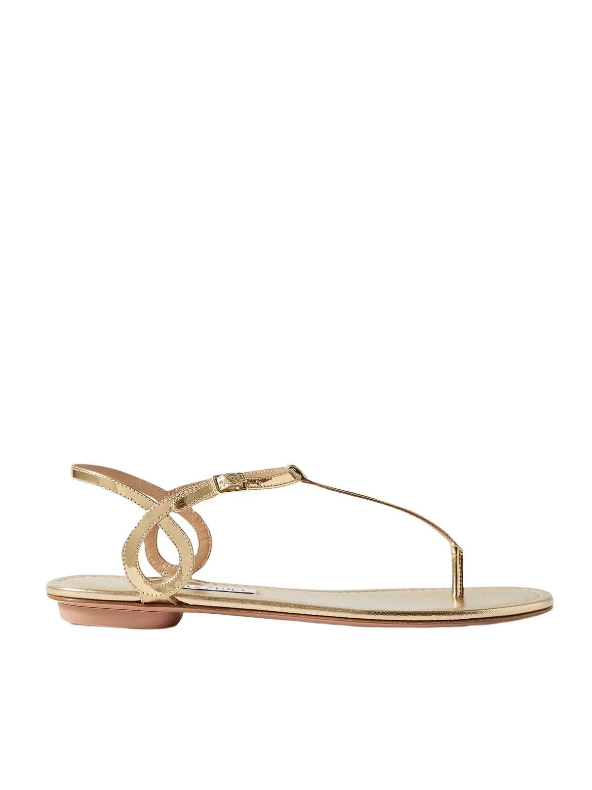 Almost Bare Metallic Leather Sandals Almost Bare Metallic Leather Sandals