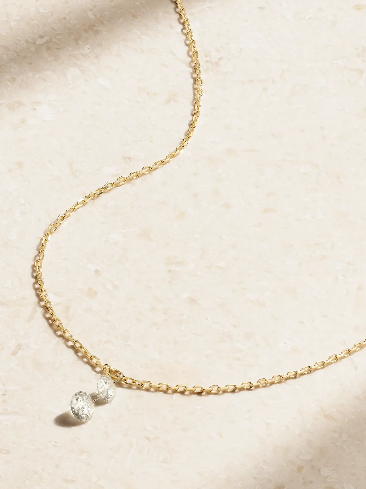 14-karat Gold Diamond Necklace 14-karat Gold Diamond Necklace