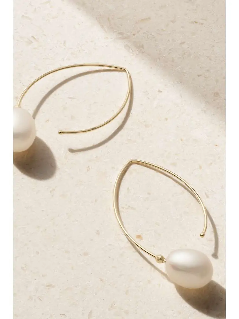 Mizuki Small 14-karat Gold Pearl Earrings | Thumbnail 3 Mizuki Small 14-karat Gold Pearl Earrings | Thumbnail 3