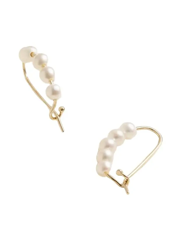 14-karat Gold Pearl Earrings 14-karat Gold Pearl Earrings