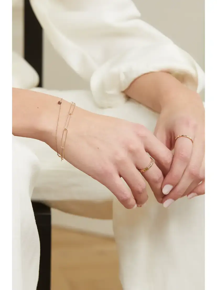Melissa Joy Manning 14-karat Gold Bracelet | Thumbnail 2