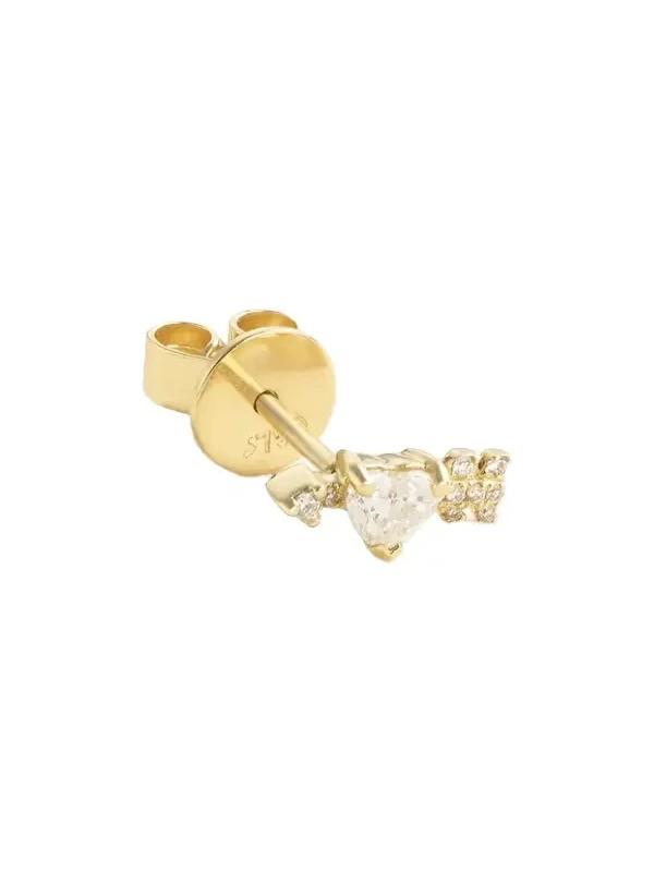 Cupid's Arrow 18-karat Gold Diamond Single Earring Cupid's Arrow 18-karat Gold Diamond Single Earring