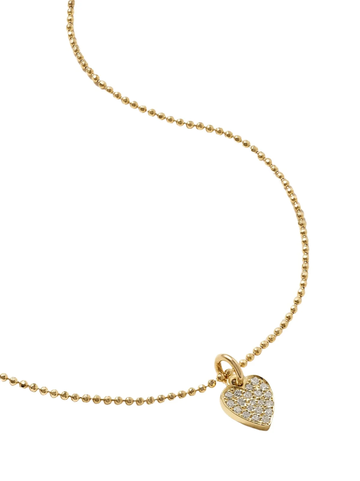 Heart 18-karat Gold Diamond Necklace Heart 18-karat Gold Diamond Necklace