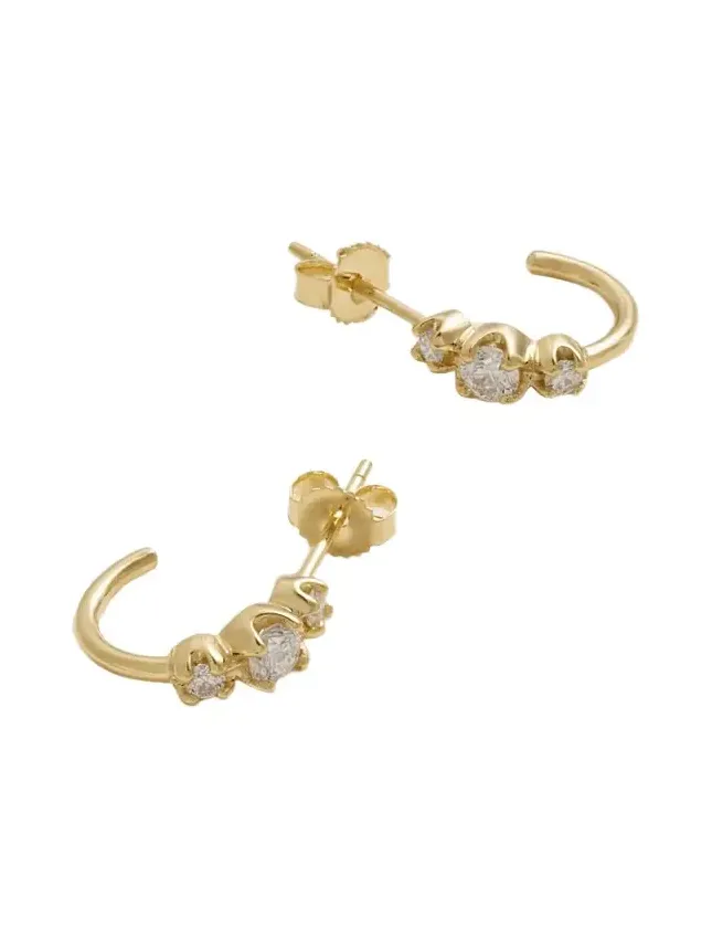 18-karat Gold Diamond Earrings