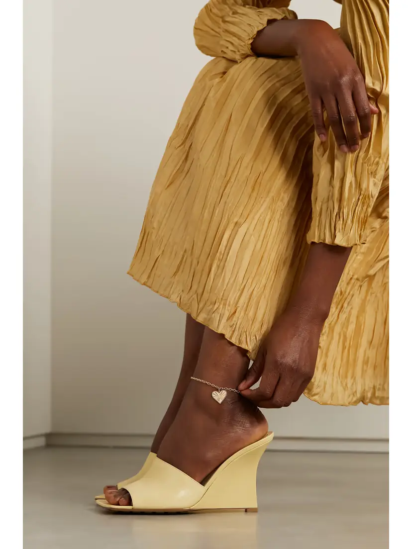 Marlo Laz Small Pour Toujours Heart 14-karat Gold Diamond Anklet | Thumbnail 2 Marlo Laz Small Pour Toujours Heart 14-karat Gold Diamond Anklet | Thumbnail 2