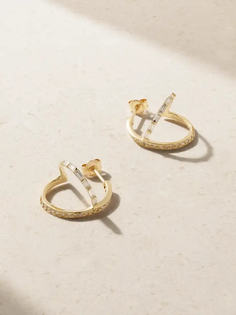Mateo 14-karat Gold Diamond Earrings | Image 1 Mateo 14-karat Gold Diamond Earrings | Image 1