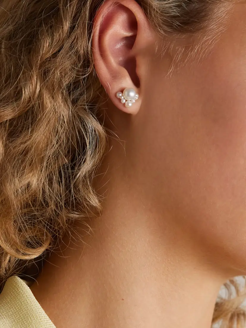 Sophie Bille Brahe Chambre De Perle 14-karat Gold Pearl Single Earring | Thumbnail 2 Sophie Bille Brahe Chambre De Perle 14-karat Gold Pearl Single Earring | Thumbnail 2