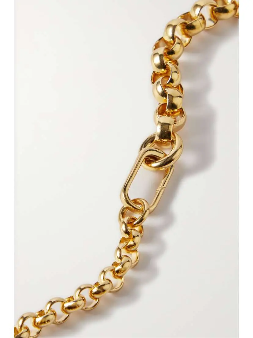 Laura Lombardi + Net Sustain Pietra Recycled Gold-plated Necklace | Thumbnail 3 Laura Lombardi + Net Sustain Pietra Recycled Gold-plated Necklace | Thumbnail 3