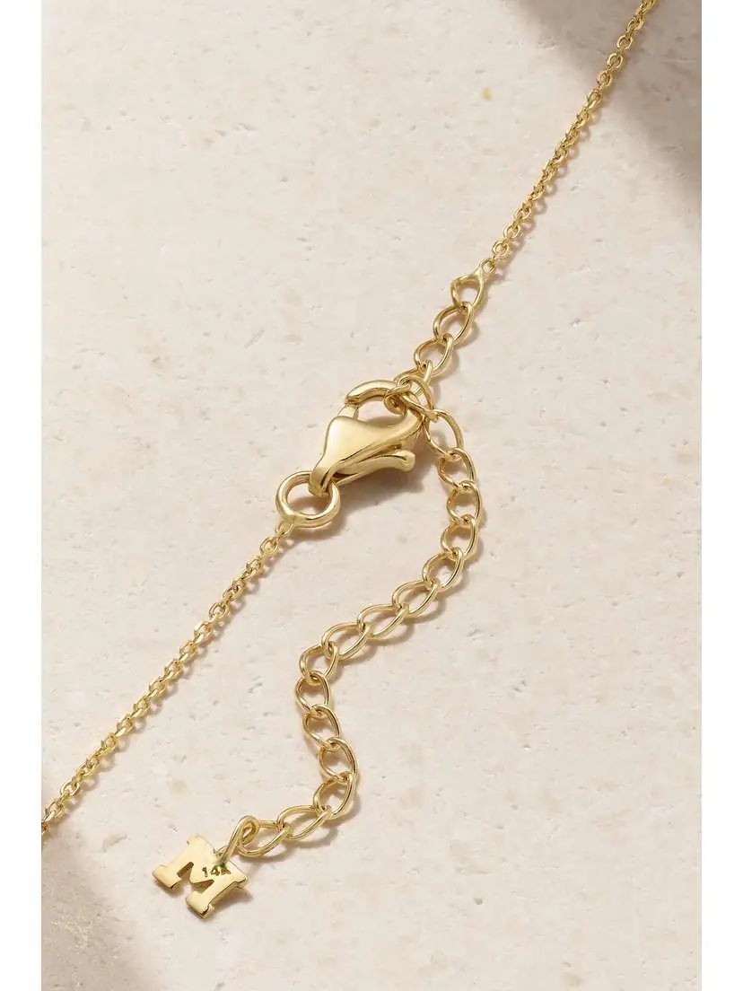 Mateo 14-karat Gold Topaz Necklace | Thumbnail 3