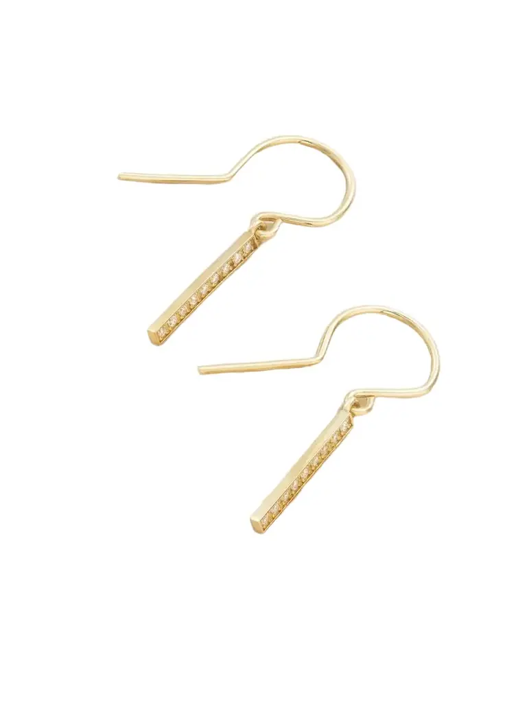 Jennifer Meyer 18-karat Gold Diamond Earrings | Image 1 Jennifer Meyer 18-karat Gold Diamond Earrings | Image 1