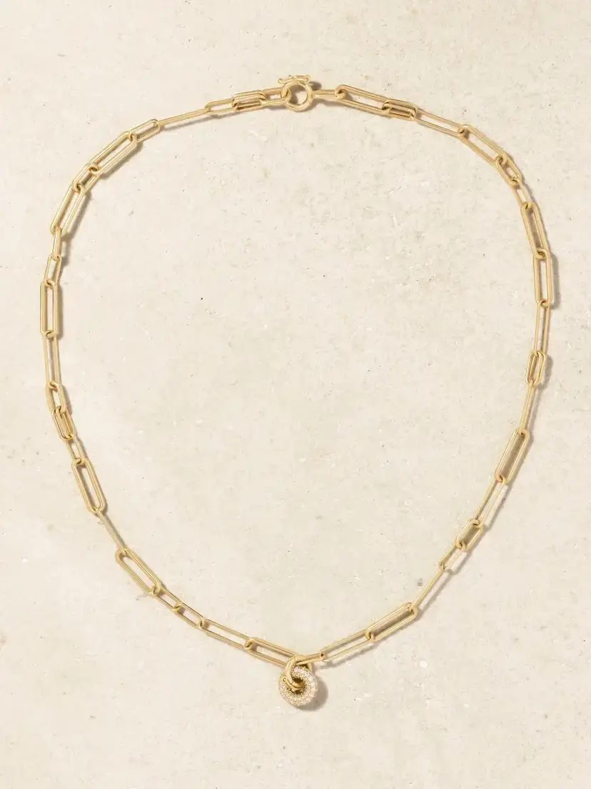 Spinelli Kilcollin Marius Mini Nebula 18-karat Gold Diamond Necklace | Thumbnail 4 Spinelli Kilcollin Marius Mini Nebula 18-karat Gold Diamond Necklace | Thumbnail 4