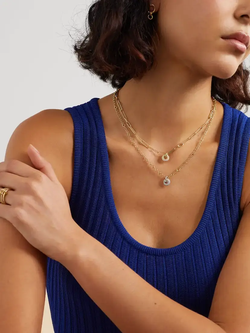 Spinelli Kilcollin Marius Mini Nebula 18-karat Gold Diamond Necklace | Thumbnail 5 Spinelli Kilcollin Marius Mini Nebula 18-karat Gold Diamond Necklace | Thumbnail 5