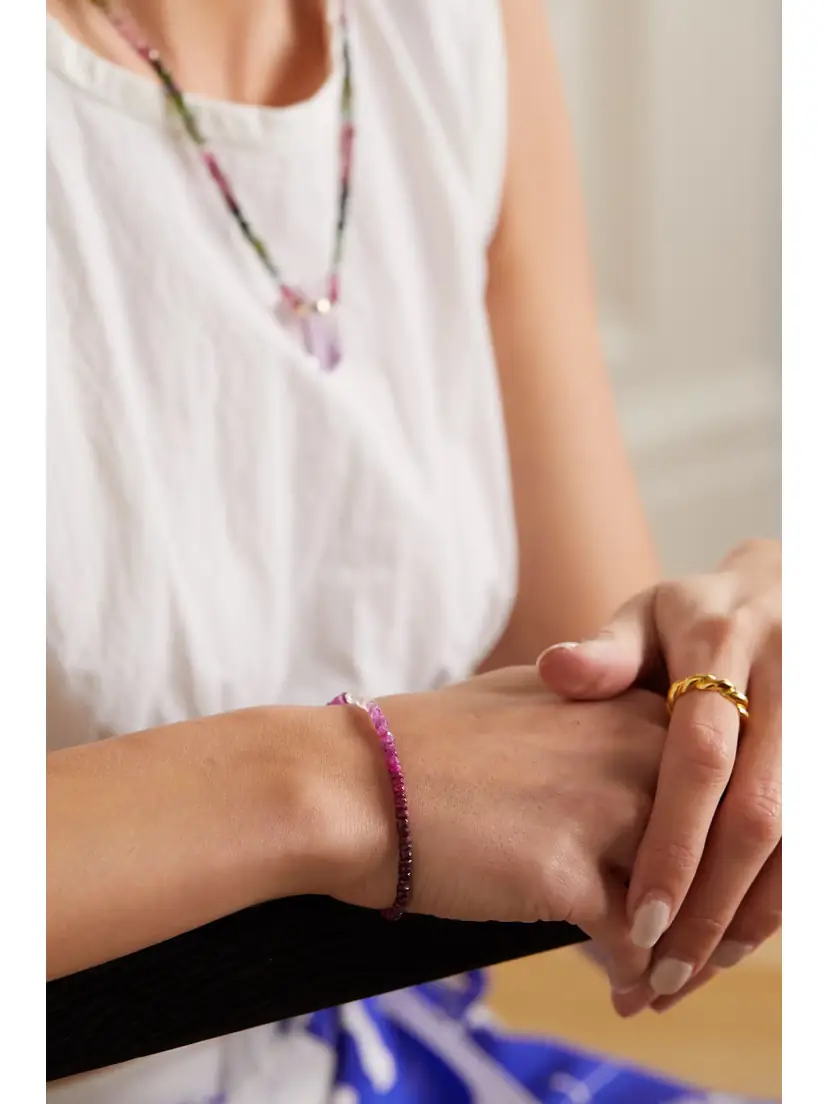 JIA JIA + Net Sustain Arizona Gold Ruby Bracelet | Thumbnail 2