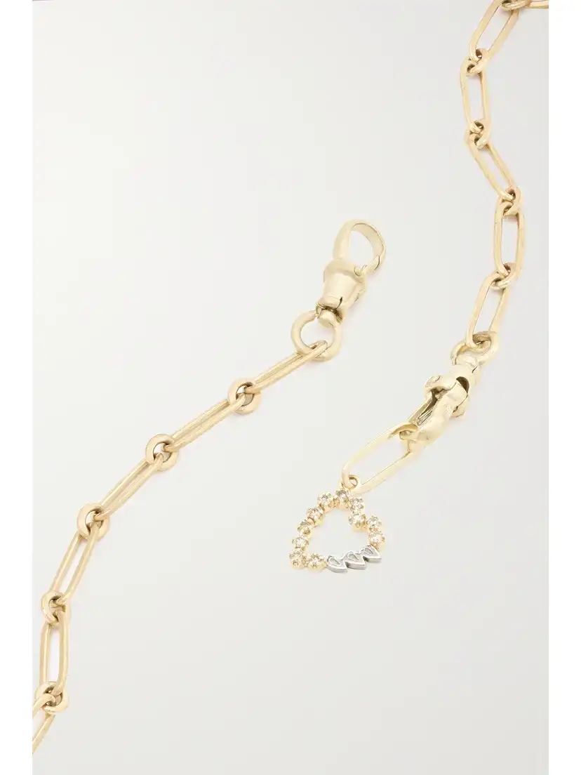 Pascale Monvoisin Debbie N°3 + Billie 9-karat Gold, Sterling Silver And Diamond Necklace | Thumbnail 3 Pascale Monvoisin Debbie N°3 + Billie 9-karat Gold, Sterling Silver And Diamond Necklace | Thumbnail 3