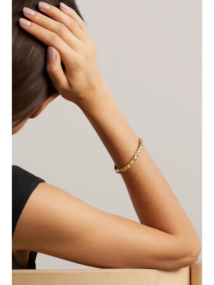 Marina B Triangolini 18-karat Gold Diamond Bangle | Thumbnail 2 Marina B Triangolini 18-karat Gold Diamond Bangle | Thumbnail 2