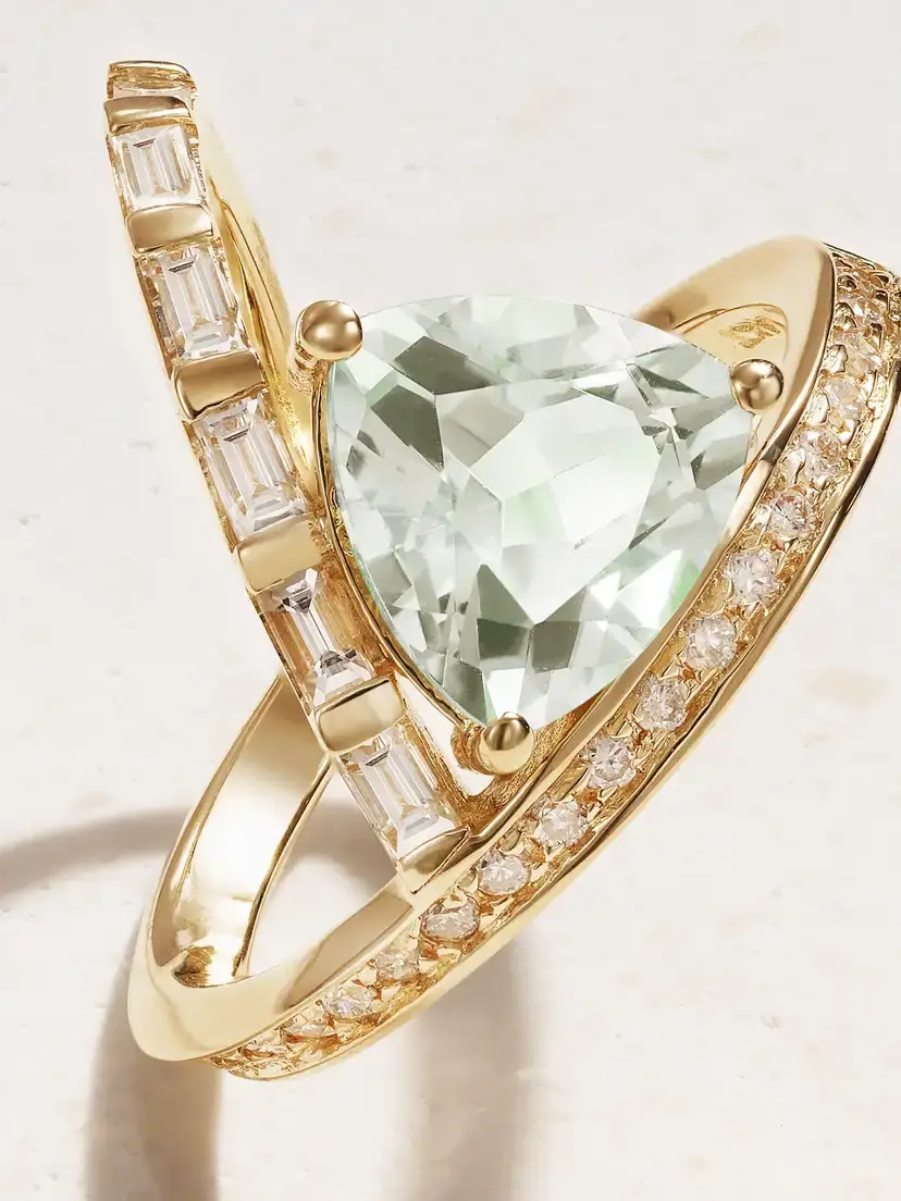 Mateo 14-karat Gold, Amethyst And Diamond Ring | Thumbnail 5 Mateo 14-karat Gold, Amethyst And Diamond Ring | Thumbnail 5