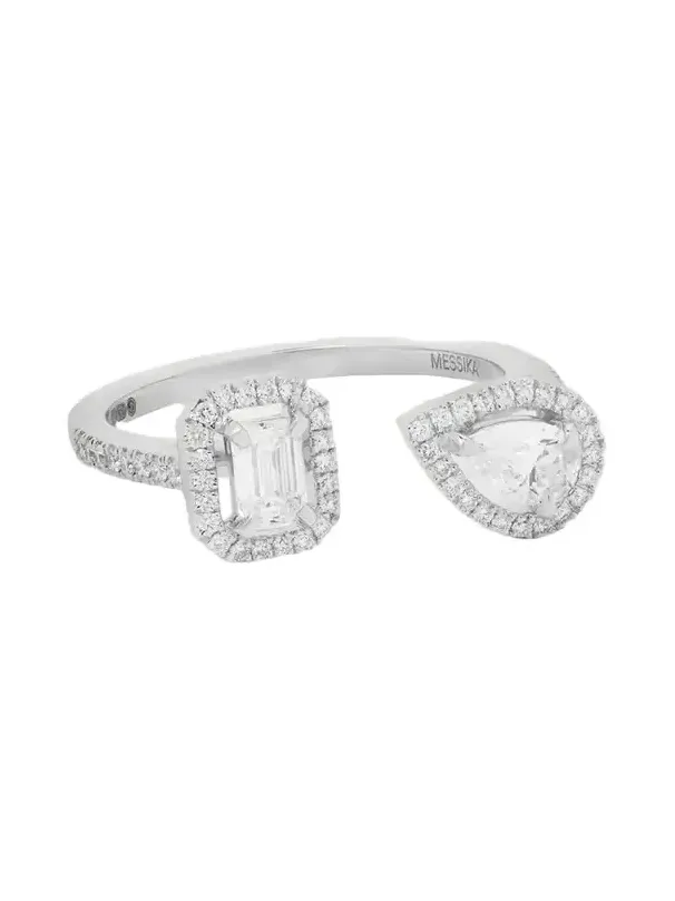 My Twin Toi & Moi 18-karat White Gold Diamond Ring My Twin Toi & Moi 18-karat White Gold Diamond Ring