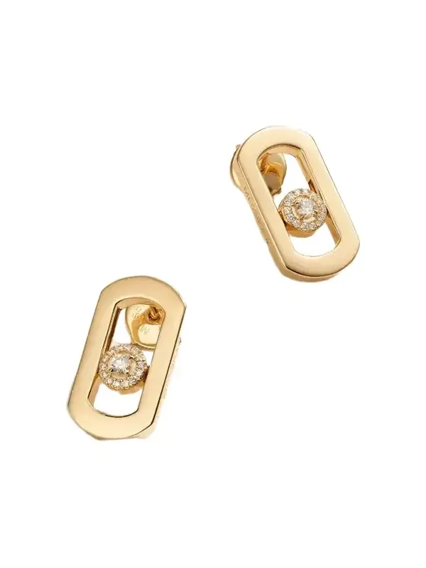 Move Citizen 18-karat Gold Diamond Earrings Move Citizen 18-karat Gold Diamond Earrings