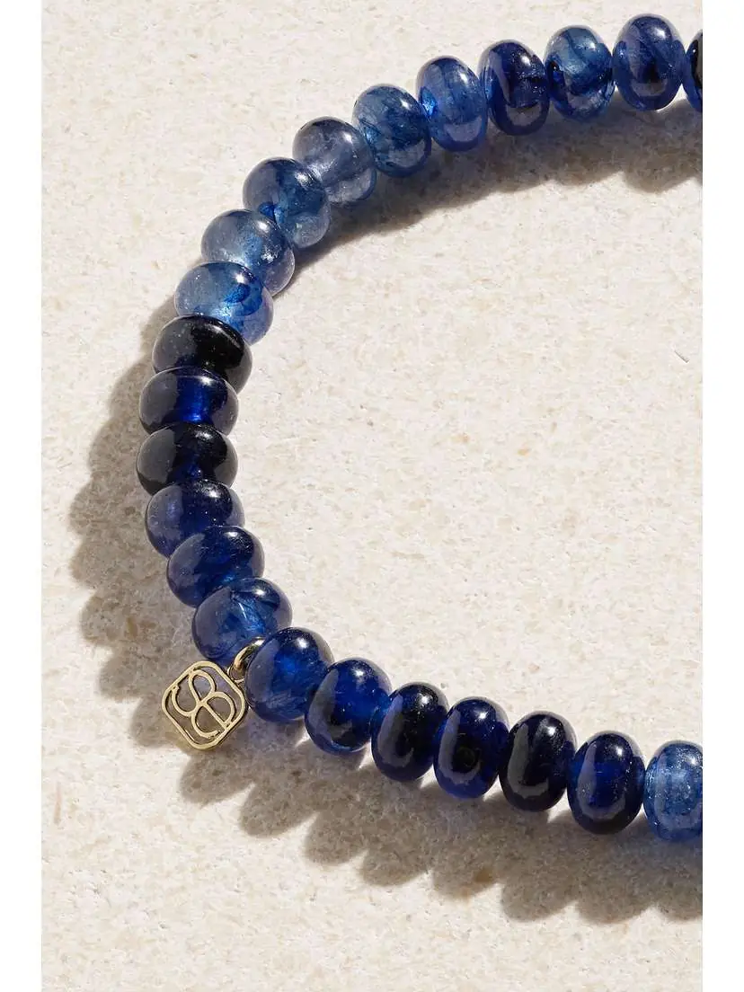 Sydney Evan Evil Eye 14-karat Gold, Sapphire And Enamel Bracelet | Thumbnail 3 Sydney Evan Evil Eye 14-karat Gold, Sapphire And Enamel Bracelet | Thumbnail 3