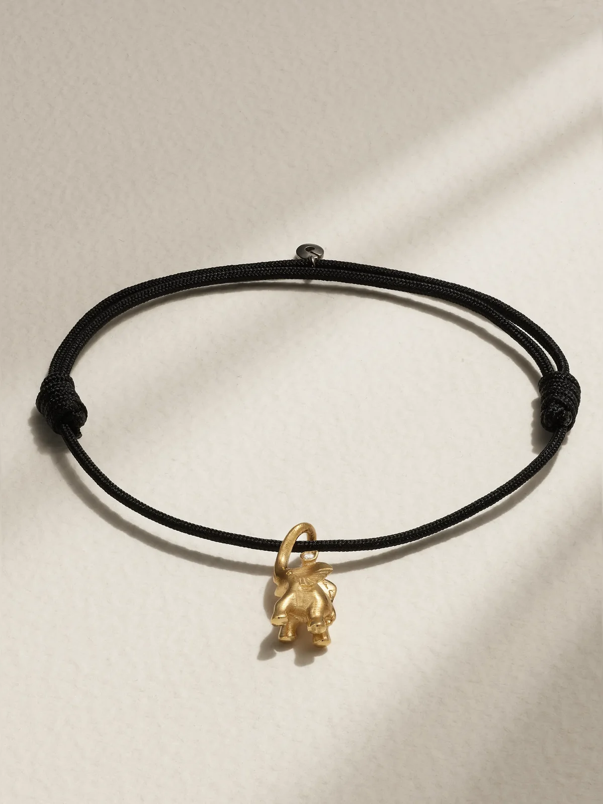 My Little World 18-karat Gold And Rope Diamond Bracelet