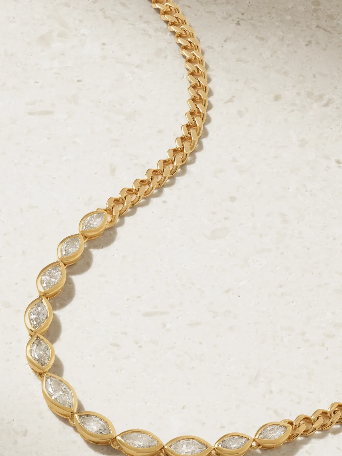 18-karat Gold Diamond Necklace