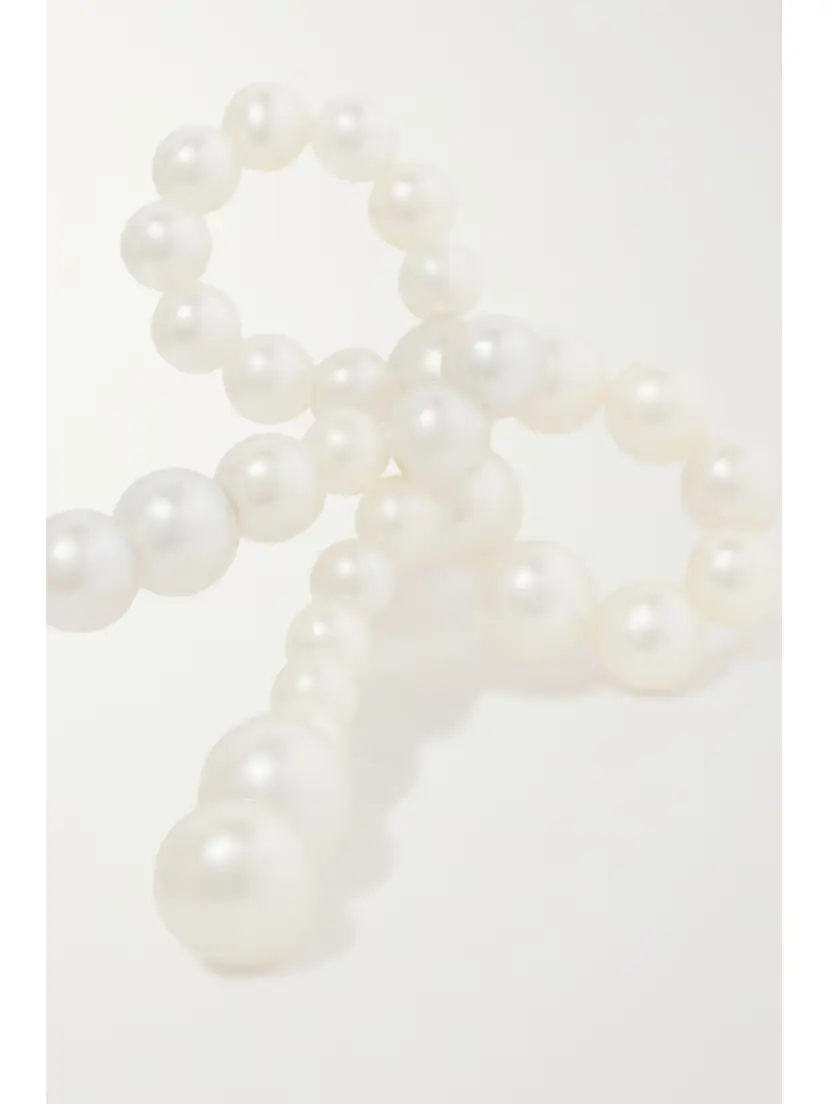 Sophie Bille Brahe Rosette De Perles 14-karat Gold Pearl Earrings | Thumbnail 4 Sophie Bille Brahe Rosette De Perles 14-karat Gold Pearl Earrings | Thumbnail 4