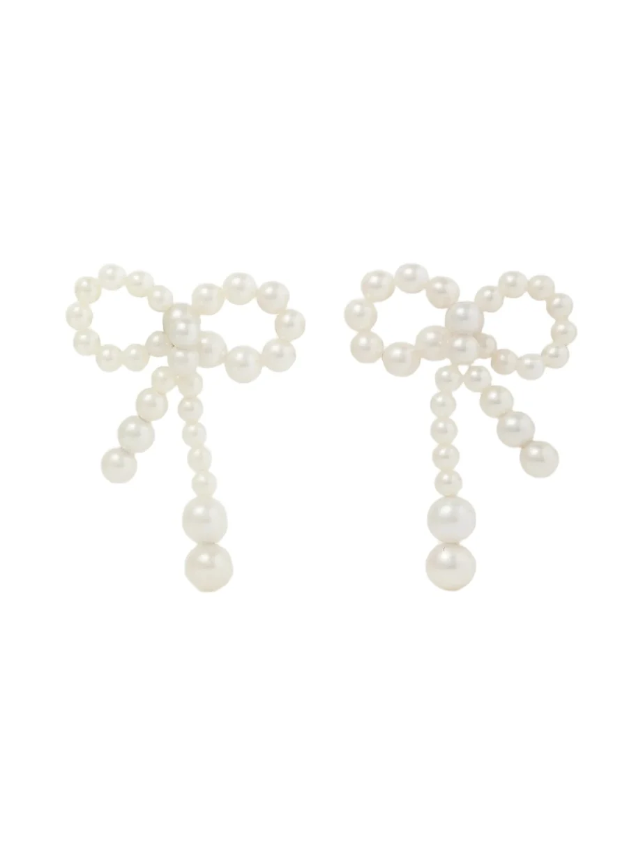Rosette De Perles 14-karat Gold Pearl Earrings Rosette De Perles 14-karat Gold Pearl Earrings
