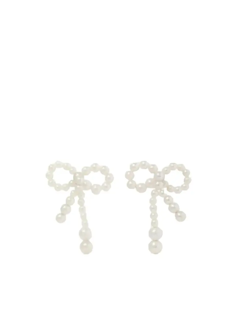 Sophie Bille Brahe Rosette De Perles 14-karat Gold Pearl Earrings | Image 1 Sophie Bille Brahe Rosette De Perles 14-karat Gold Pearl Earrings | Image 1