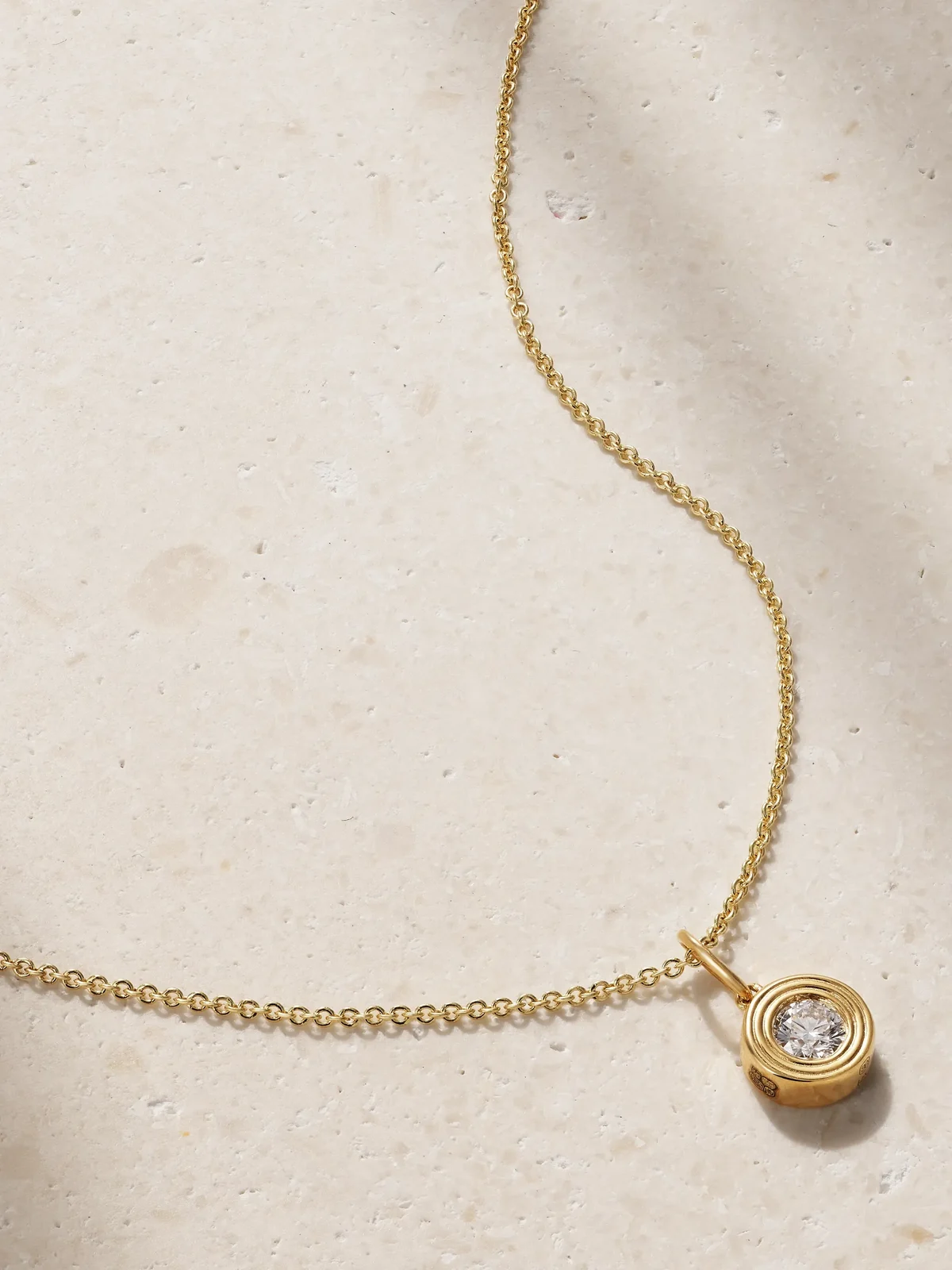 14-karat Gold Diamond Necklace 14-karat Gold Diamond Necklace