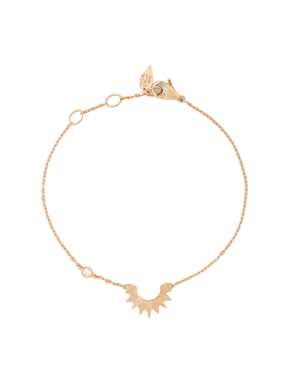 Sunlight 18-karat Rose Gold Diamond Bracelet