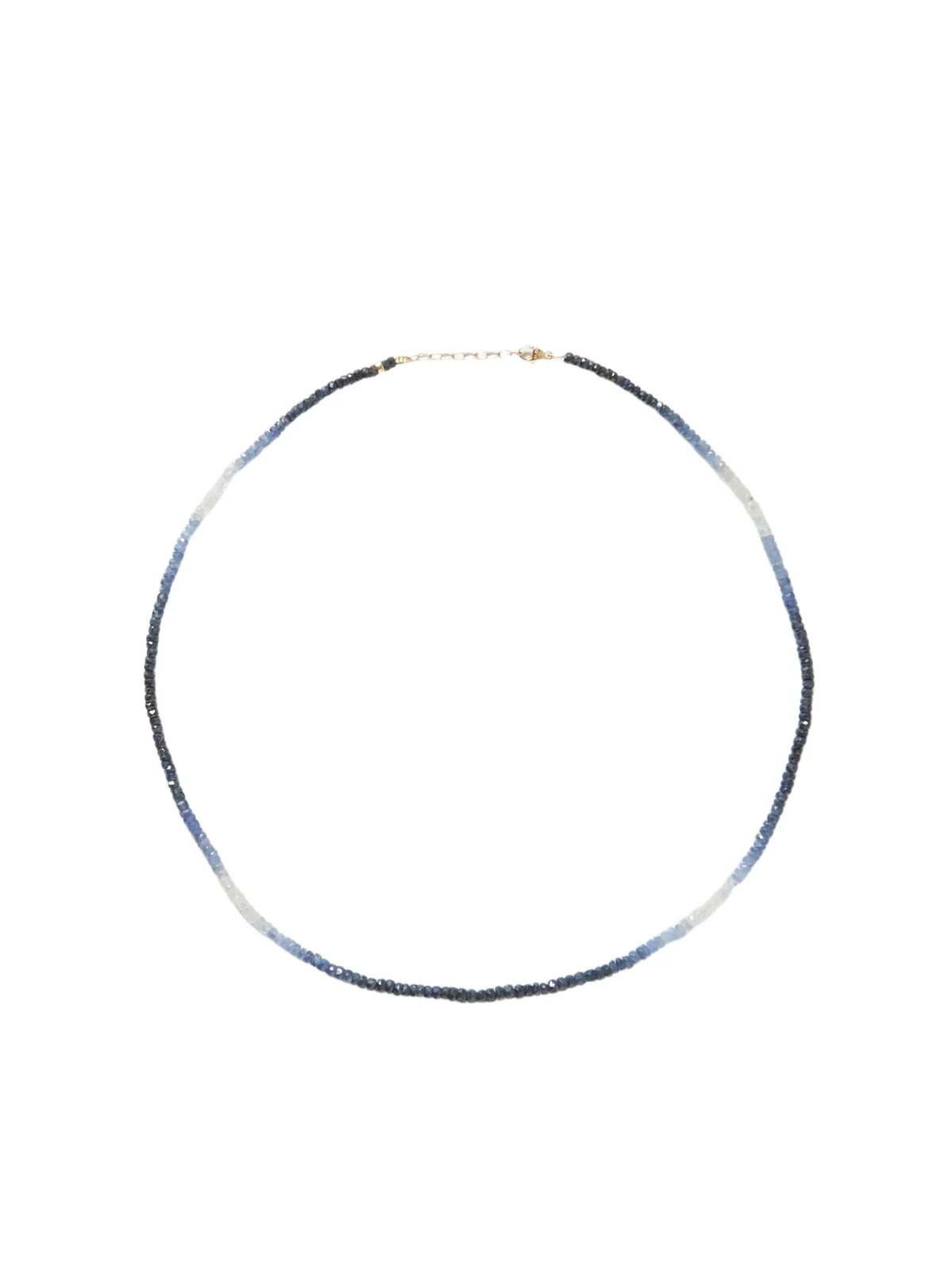 Gold Sapphire Necklace
