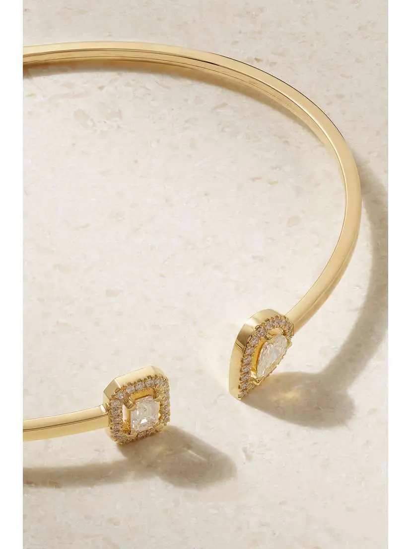 Messika My Twin Toi & Moi 18-karat Gold Diamond Cuff | Thumbnail 3 Messika My Twin Toi & Moi 18-karat Gold Diamond Cuff | Thumbnail 3