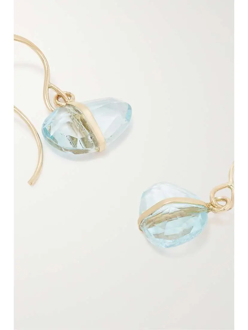 Melissa Joy Manning 14-karat Recycled Gold Topaz Earrings | Thumbnail 4 Melissa Joy Manning 14-karat Recycled Gold Topaz Earrings | Thumbnail 4