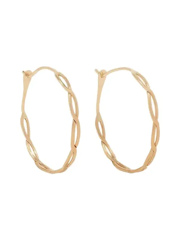 14-karat Recycled Gold Hoop Earrings 14-karat Recycled Gold Hoop Earrings