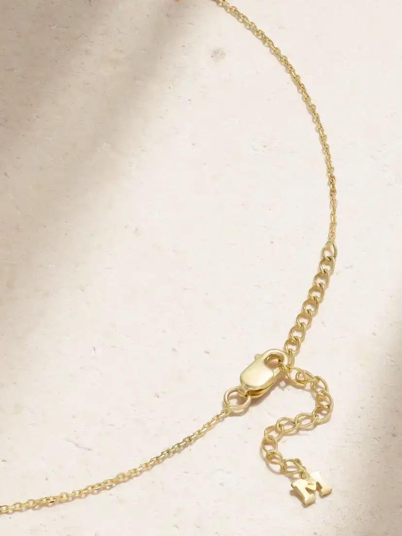 Mateo Eye Of Protection 14-karat Gold, Enamel And Diamond Necklace | Thumbnail 3 Mateo Eye Of Protection 14-karat Gold, Enamel And Diamond Necklace | Thumbnail 3
