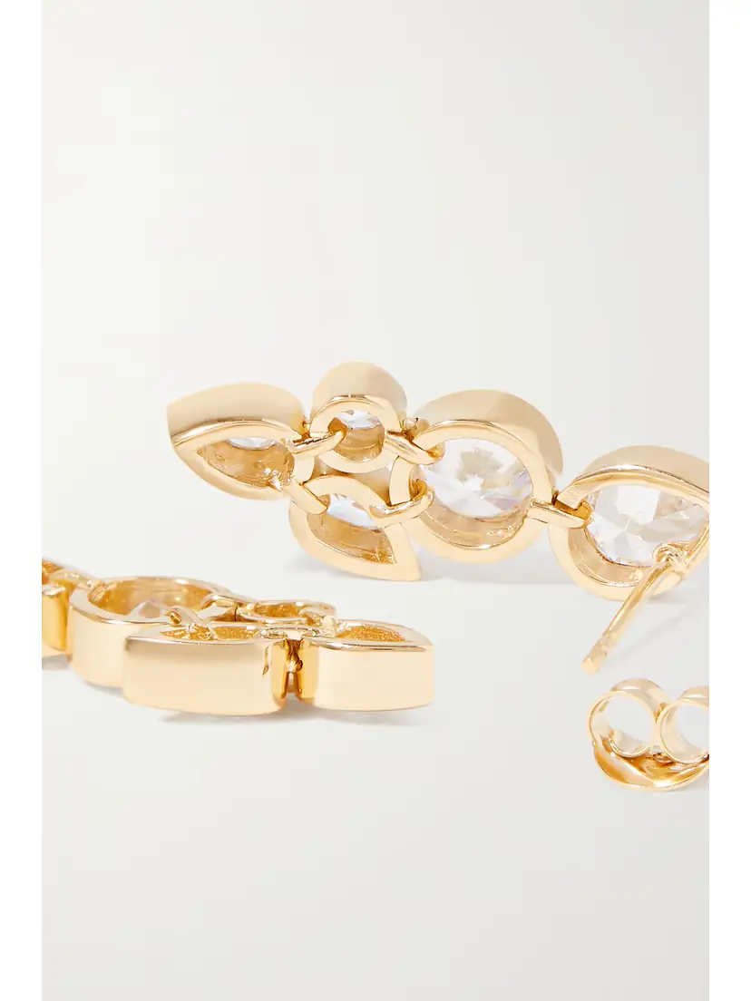 Completedworks + Net Sustain No Rush Recycled Gold Vermeil Cubic Zirconia Earrings | Thumbnail 3