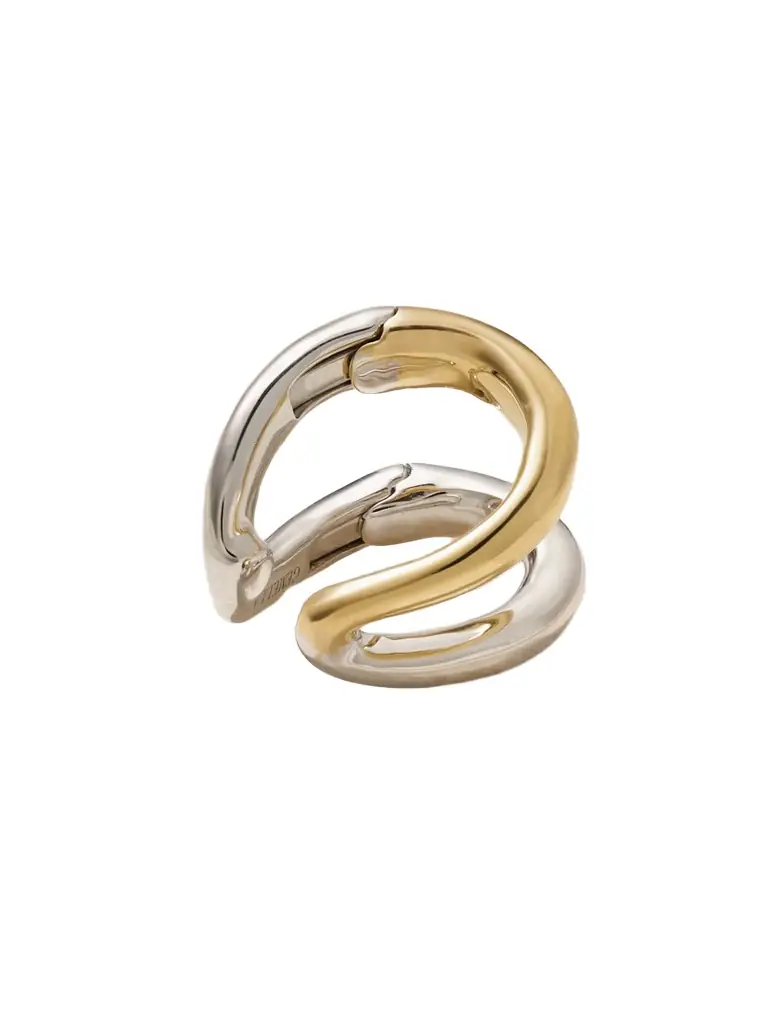 Gemella Intertwin 18-karat White And Yellow Gold Ear Cuff | Image 1 Gemella Intertwin 18-karat White And Yellow Gold Ear Cuff | Image 1