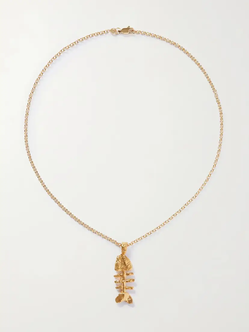 Alighieri + Net Sustain The Silhouette Of Summer Gold-plated Necklace | Thumbnail 4