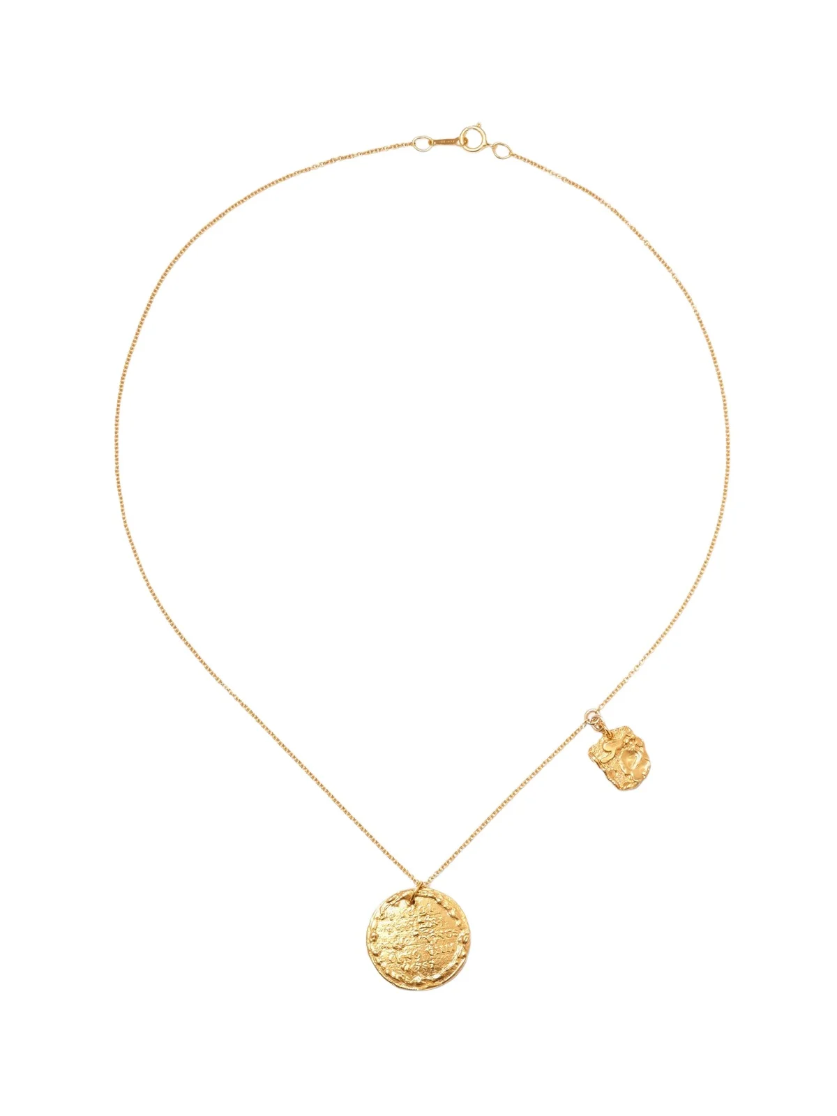 + Net Sustain Summer Night Gold-plated Necklace