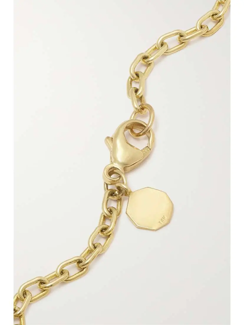 Marlo Laz Small Pour Toujours Heart 14-karat Gold Diamond Bracelet | Thumbnail 3 Marlo Laz Small Pour Toujours Heart 14-karat Gold Diamond Bracelet | Thumbnail 3