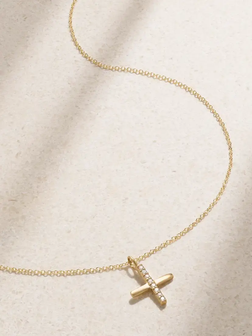 Melissa Joy Manning X Marks The Spot 14-karat Recycled Gold Necklace | Image 1 Melissa Joy Manning X Marks The Spot 14-karat Recycled Gold Necklace | Image 1