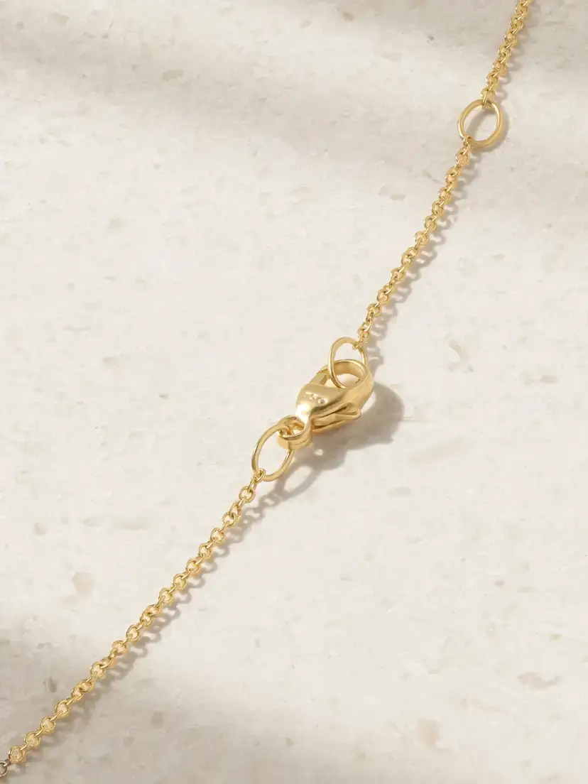 David Yurman Petite Châtelaine 18-karat Gold, Topaz And Diamond Necklace | Thumbnail 3 David Yurman Petite Châtelaine 18-karat Gold, Topaz And Diamond Necklace | Thumbnail 3